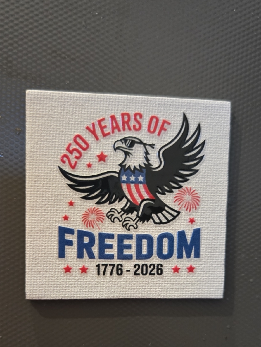 Freedom Eagle Patriotic Magnet - Red, White & Blue